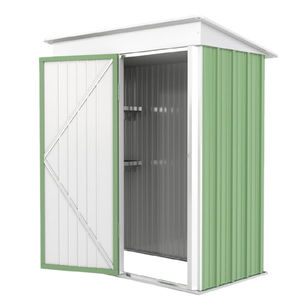 Abri de jardin en acier galvanisé pour extérieur - 120 x 90 x 180