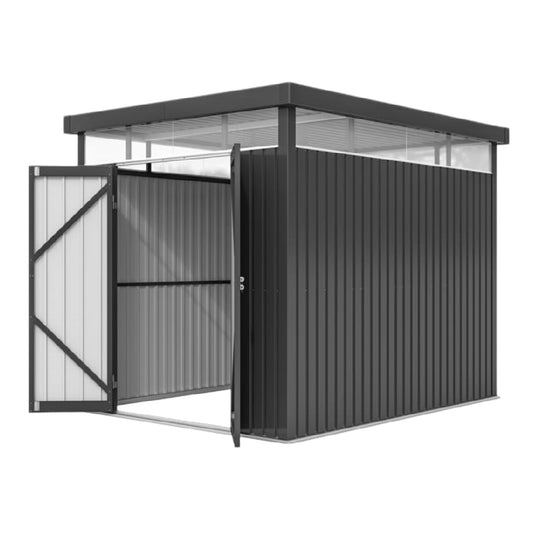 Cabane de jardin en métal pour rangement extérieur - 200 x 150 x 150