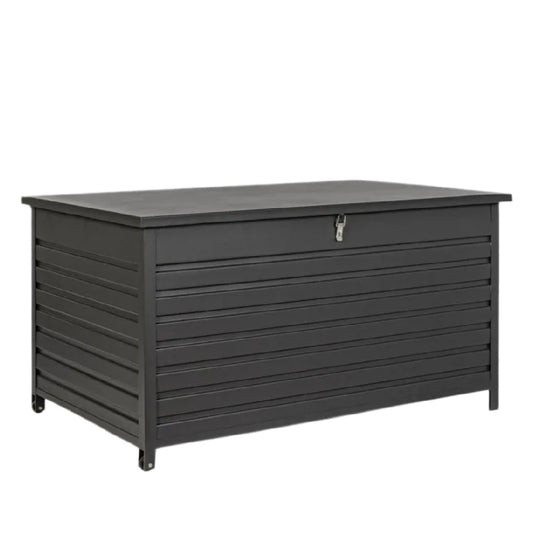 Coffre de rangement extérieur en bois composite - 120 x 60 x 60